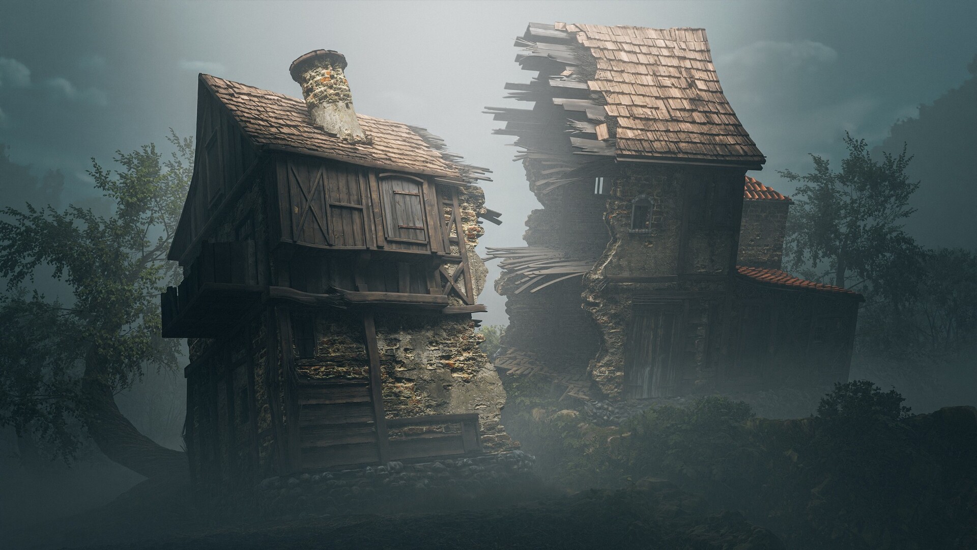 Medieval Abandoned house